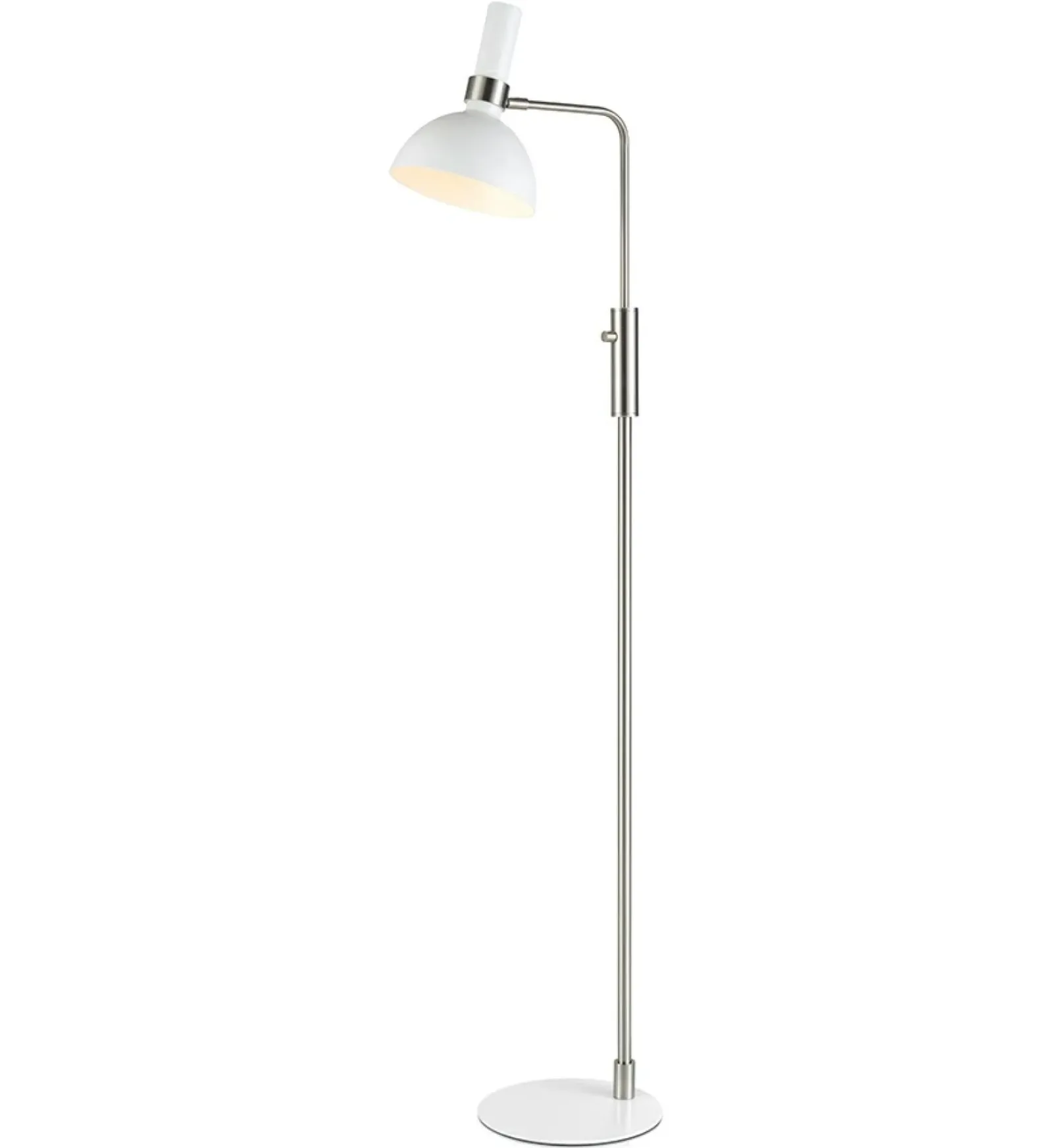 Sklep Kaja Biała lampa podłogowa do kącika czytelnika 107501 | Kaja Oświetlenie* Tradycyjne Lampy Podłogowe
