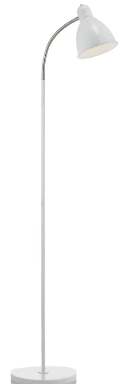 Sklep Kaja Biała lampa podłogowa idealna dla czytelników 104841 | Kaja* Tradycyjne Lampy Podłogowe