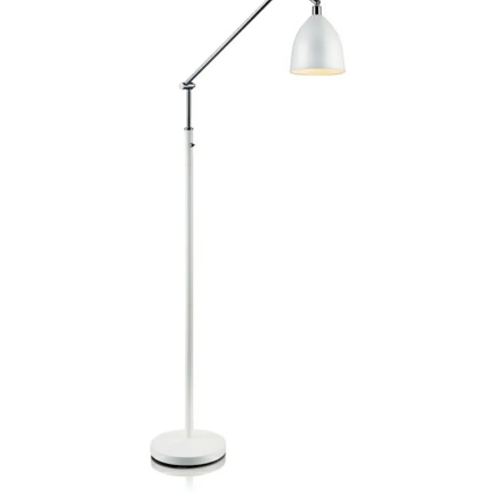 Sklep Kaja Biała lampa podłogowa idealna do czytania 105022 | Kaja Oświetlenie* Tradycyjne Lampy Podłogowe