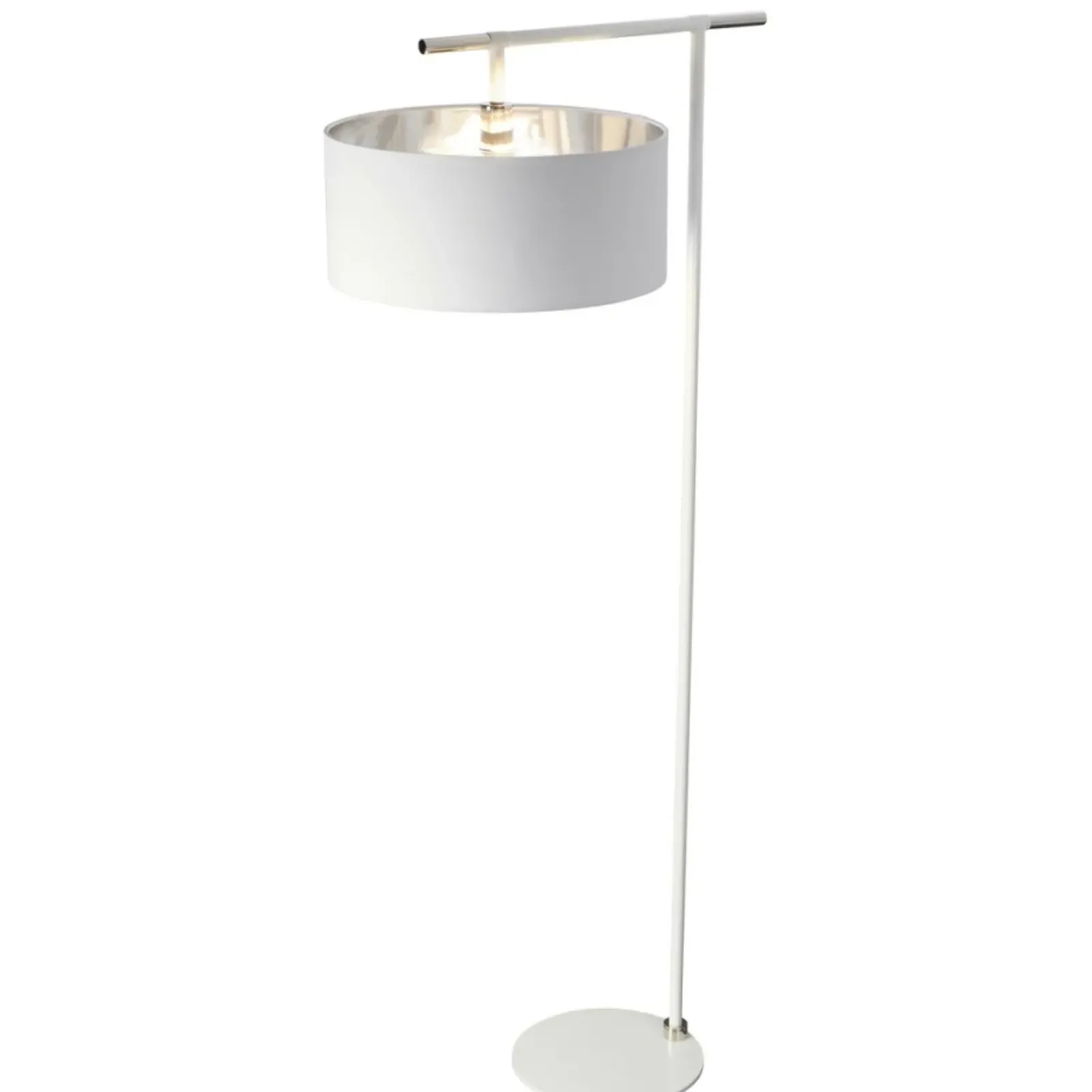 Sklep Kaja Biała lampa podłogowa z abażurem BALANCE-FL-WPN z serii BALANCE* Lampy Podłogowe Z Abażurem|Tradycyjne Lampy Podłogowe