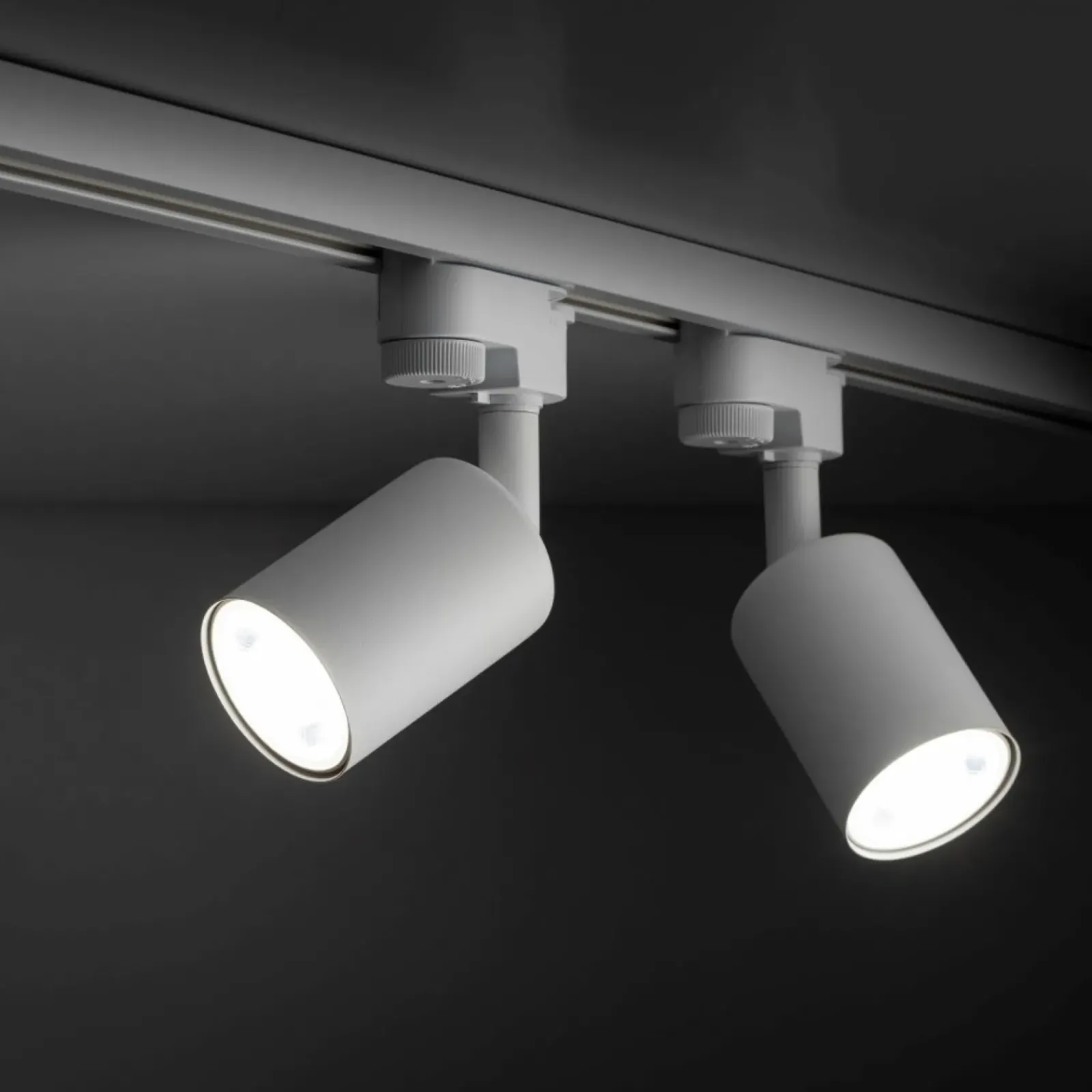 Sklep Kaja Biała lampa reflektor do listwy 1-fazowej TK 5686 TRACER | Kaja* Szynoprzewody Natynkowe