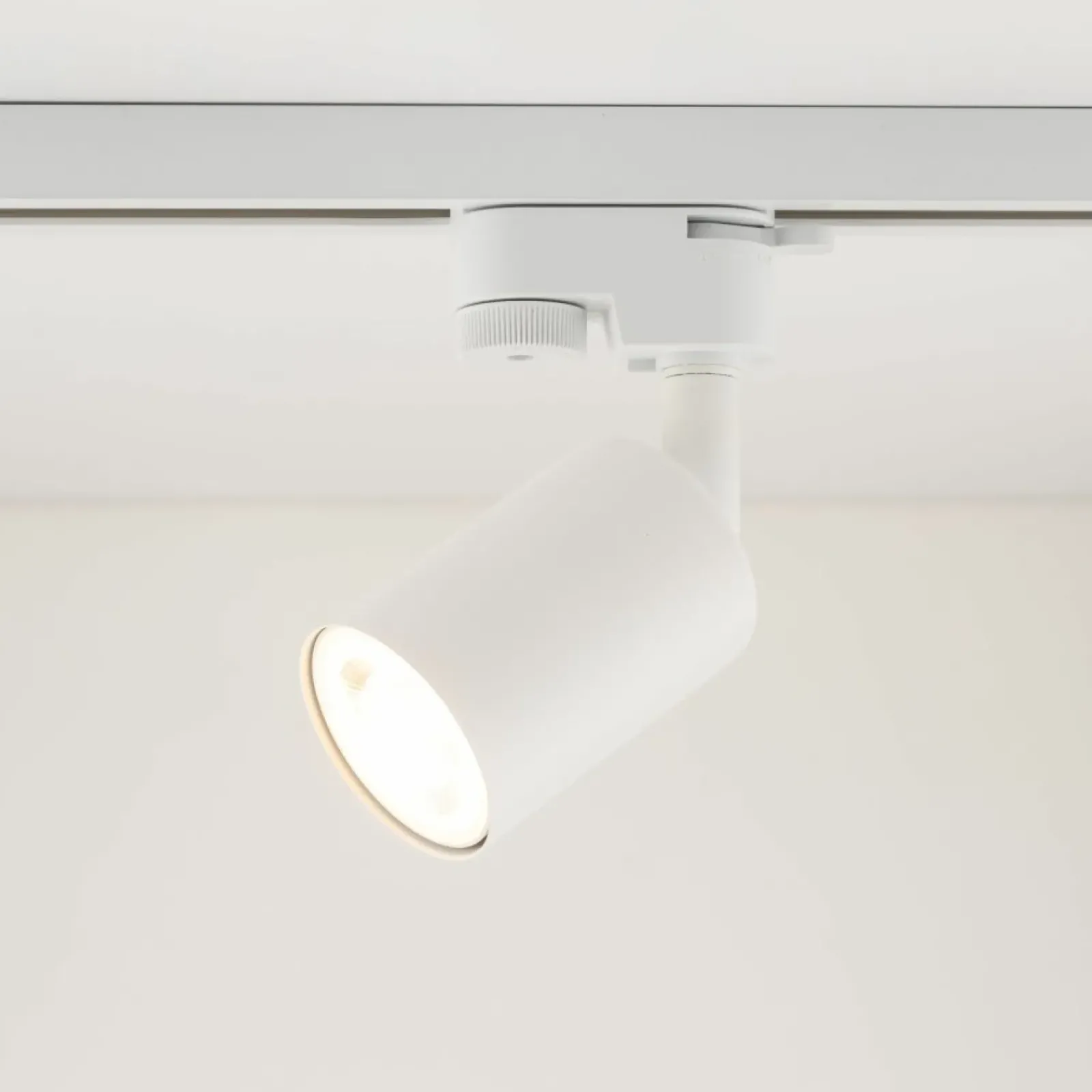 Sklep Kaja Biała lampa reflektor do listwy 1-fazowej TK 5686 TRACER | Kaja* Szynoprzewody Natynkowe