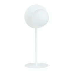 Sklep Kaja Biała lampa stołowa z m kloszem - dekoracja 1189/LN z serii OSLO* Nowoczesne Lampki Stołowe
