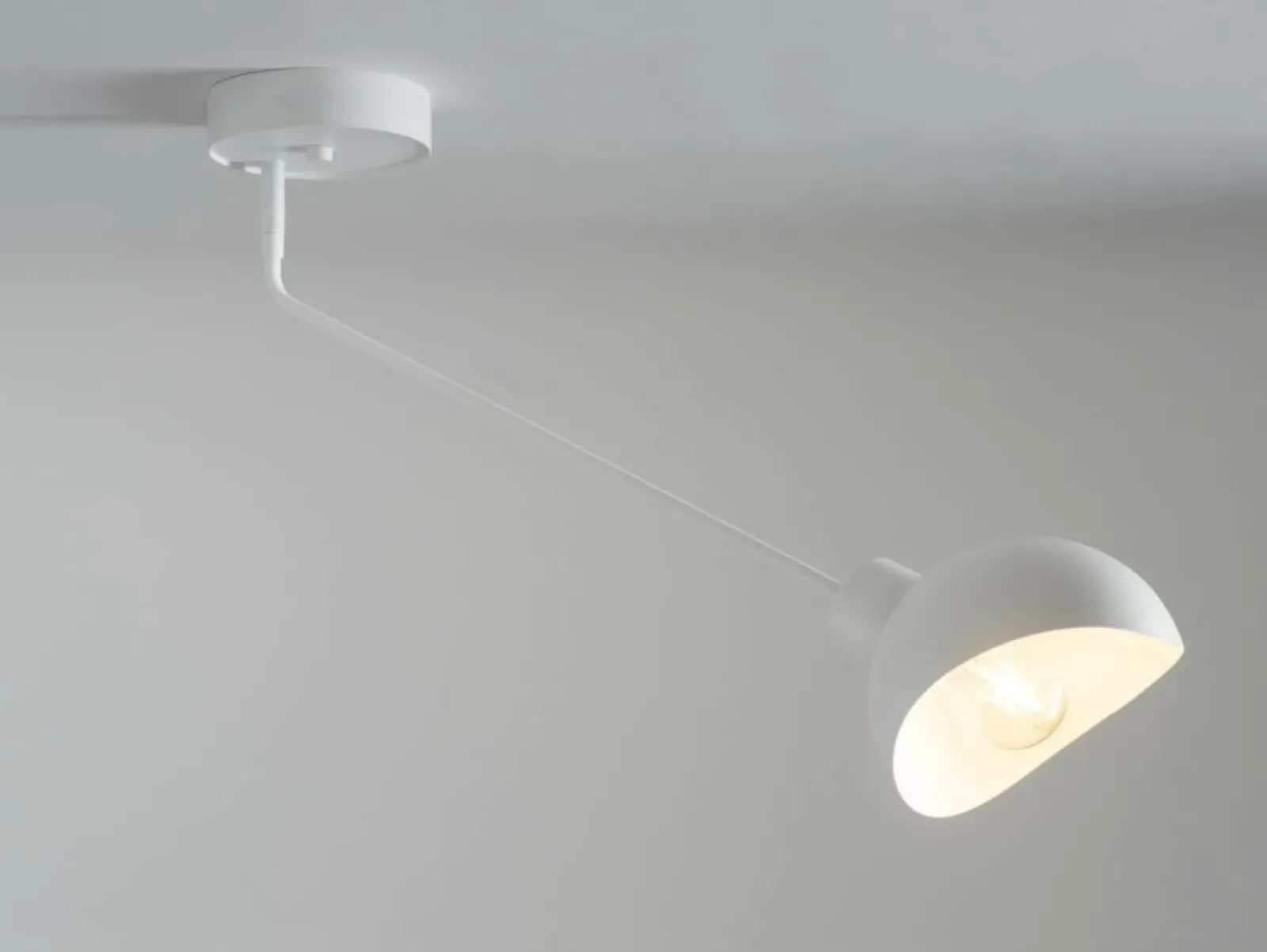 Sklep Kaja Biała lampa sufitowa na sztywnym wysięgniku SIG 32428 z serii ROY B biały Hot