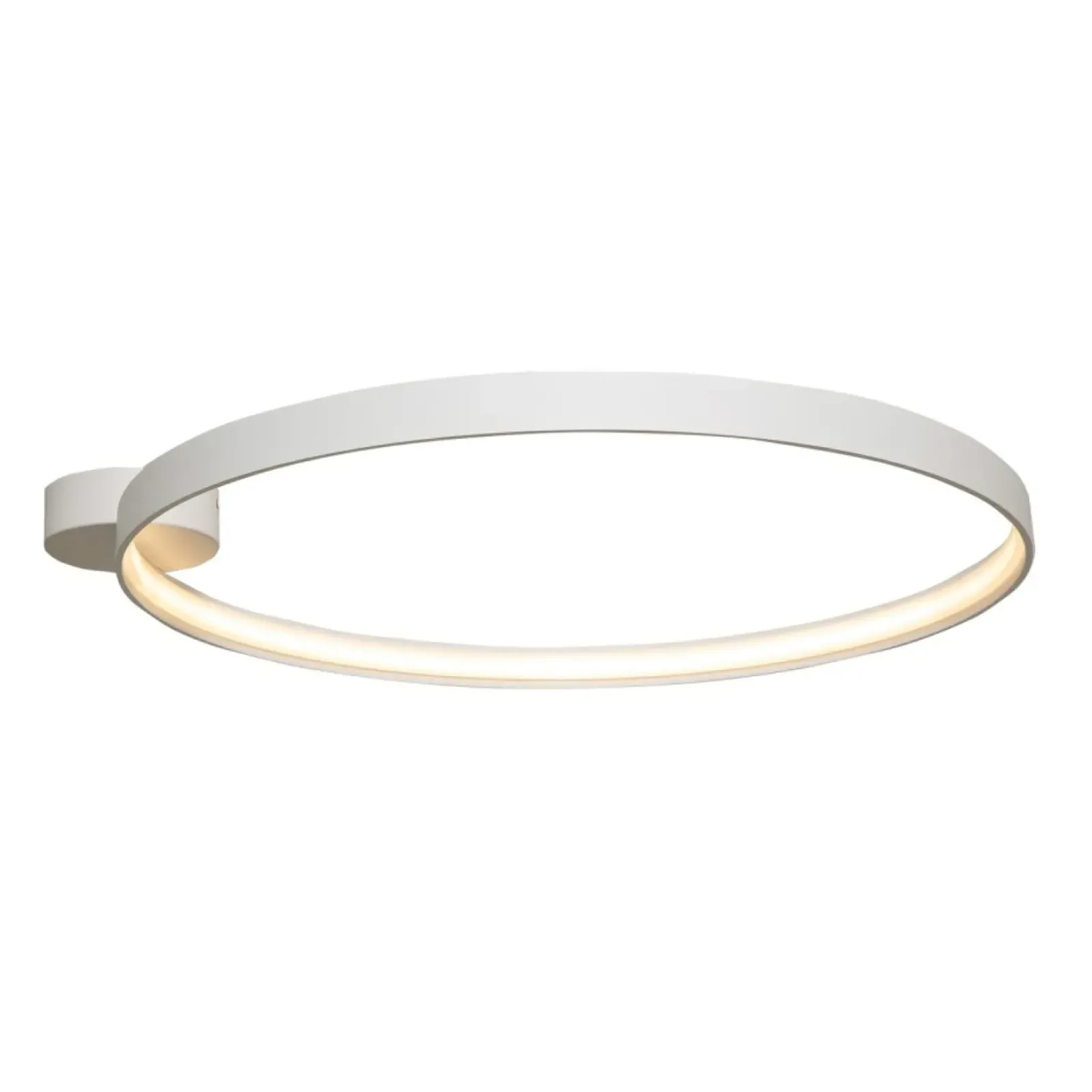 Sklep Kaja Biała lampa sufitowa, obręcz LED, do salonu LA0771 z serii CIRCLE Outlet