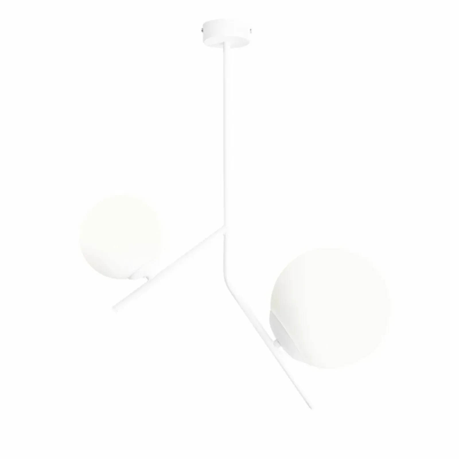 Sklep Kaja Biała lampa sufitowa podwójna nowoczesna 1011PL_H LUNA | Kaja Zadzwońporabattel.783200183(8-16)/mailsklep@kaja.com.pl Outlet