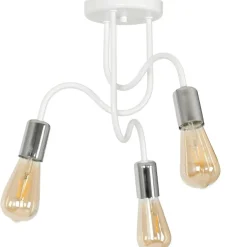 Sklep Kaja Biała lampa sufitowa w minimalistycznym stylu LX 8074 z serii DOW New