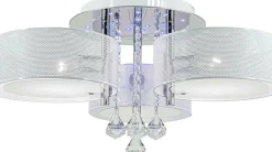 Sklep Kaja Biała lampa sufitowa z funkcją sleep DRS8006/3 WH NET | Kaja Fashion