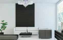 Sklep Kaja Biała lampa sufitowa z funkcją sleep DRS8006/3 WH NET | Kaja Fashion