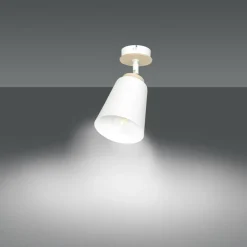 Sklep Kaja Biała lampa sufitowa z regulacją kąta świecenia 724/1 | Kaja Online