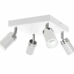 Sklep Kaja Biała lampa sufitowa z regulowanymi reflektorami LX 5139 z serii RENO Best
