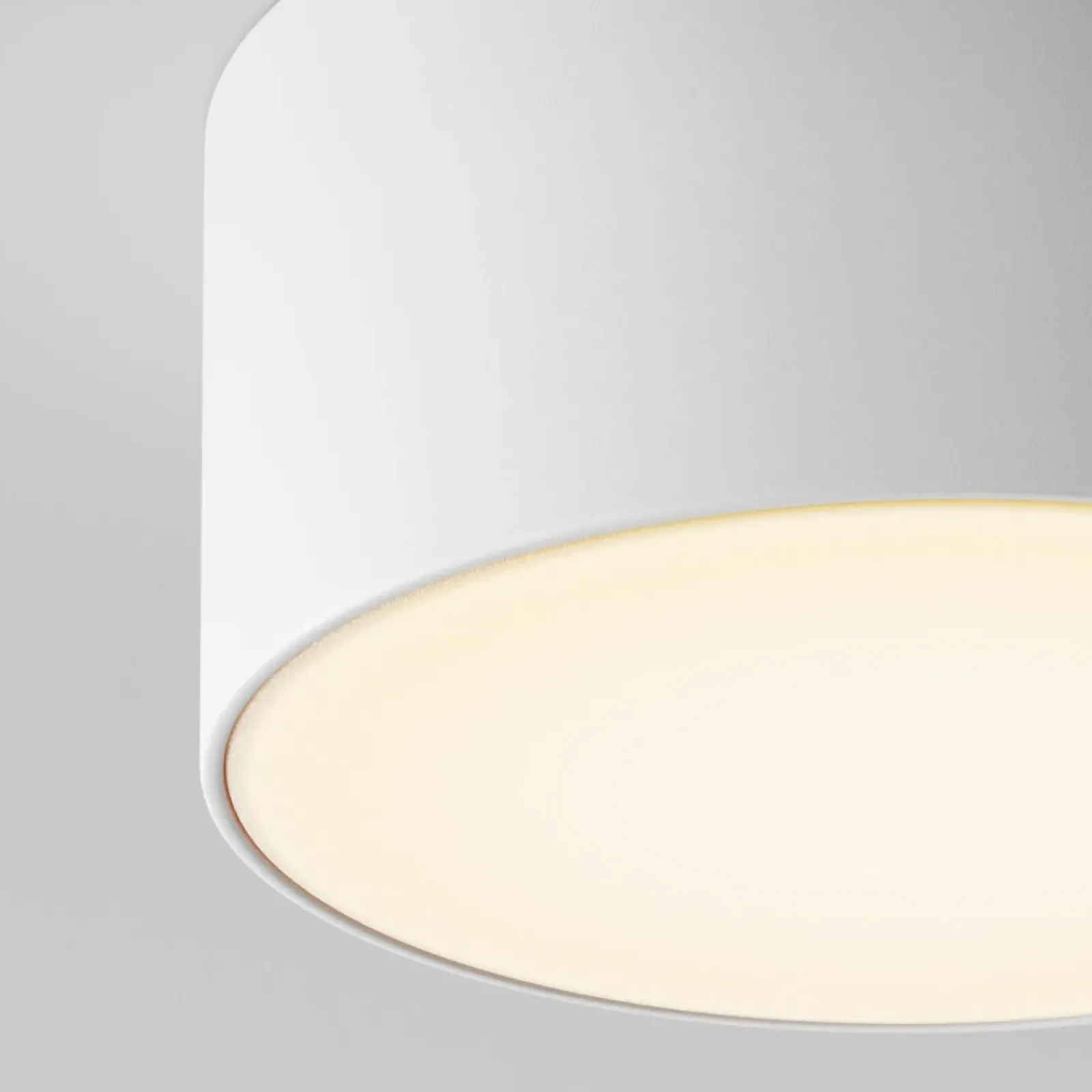 Sklep Kaja Biała lampa sufitowa zewnętrzna LED O430CL-L15W3K z serii ZON IP* Plafony Zewnętrzne