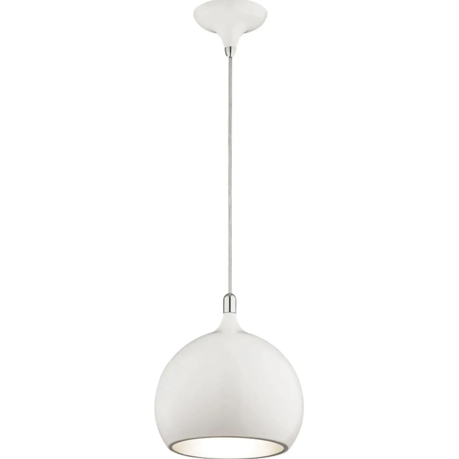 Sklep Kaja Biała lampa wisząca do jadalni MA03586CA-001 WHITE FLASK | Kaja Outlet