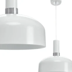 Sklep Kaja Biała lampa wisząca do kuchni oraz jadalni MLP6202 z serii MALMO | Kaja Oświetle Outlet