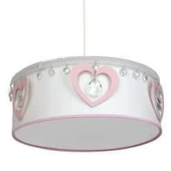 Sklep Kaja Biała lampa wisząca do pokoju dziewczynki MLP8278 HEART | Kaja Store