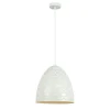 Sklep Kaja Biała lampa wisząca do stylowej kuchni PND-43445-1L-WH z serii LEILANI New