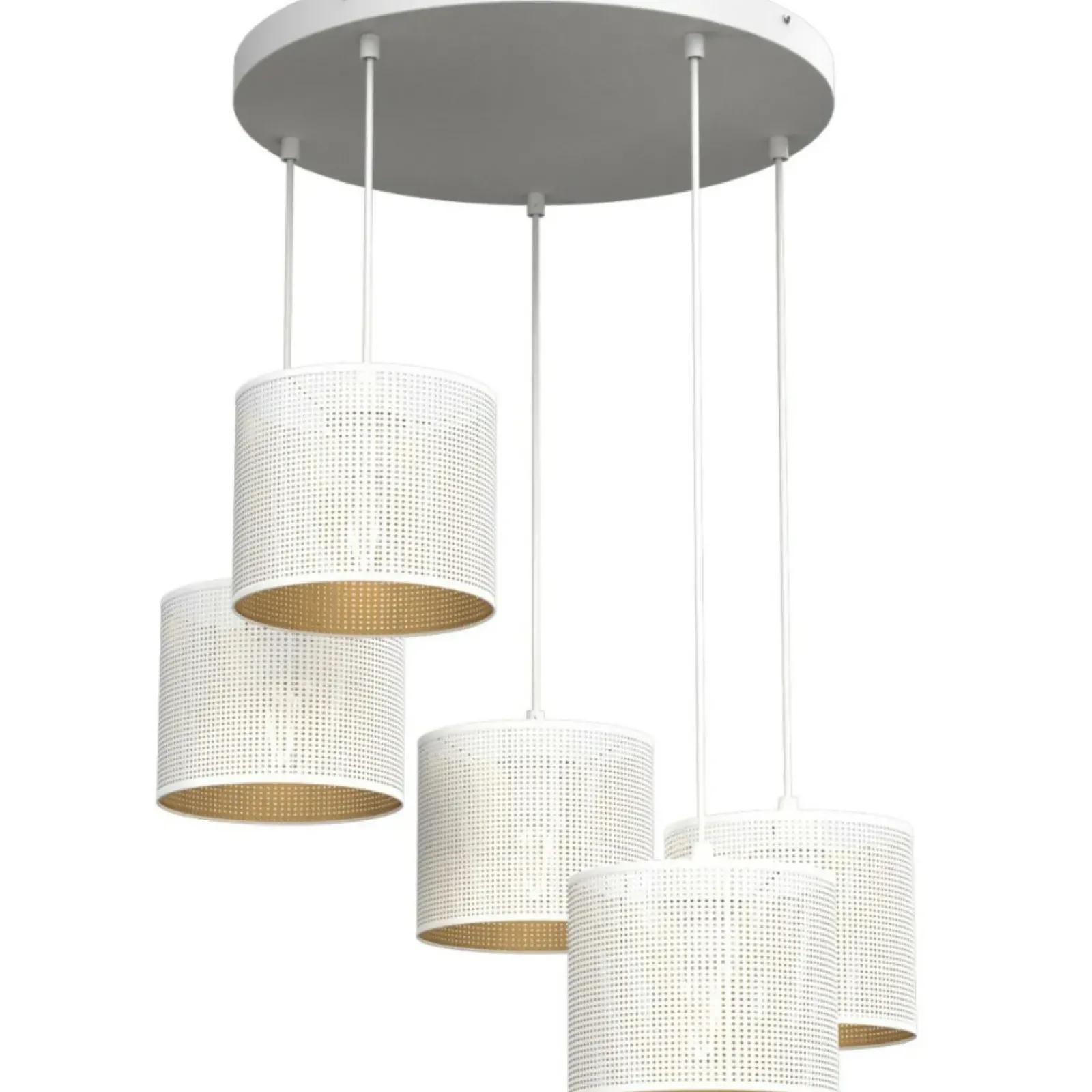 Sklep Kaja Biała lampa wisząca doa salonu LX 5269 z serii LOFT SHADE | Kaja Shop