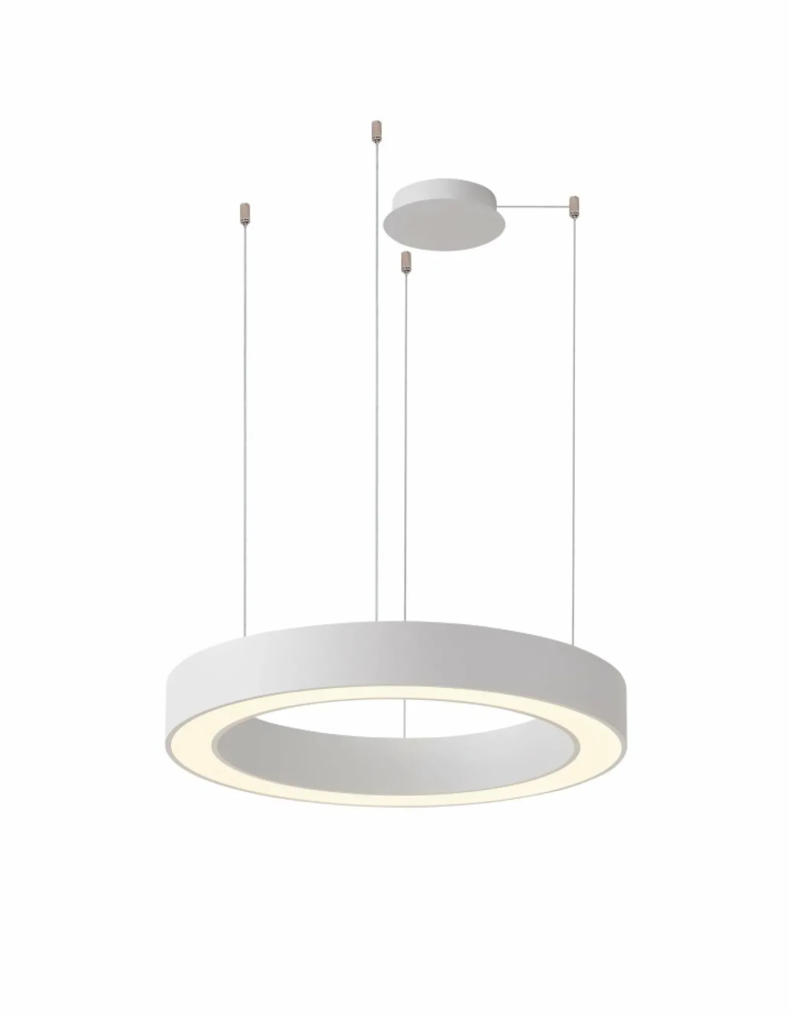 Sklep Kaja Biała lampa wisząca LED obręcz ⌀120cm z pilotem AZ5052 MARCO | Kaja białypiaskowany Cheap