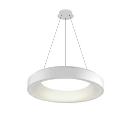Sklep Kaja Biała lampa wisząca LED ze ściemniaczem AZ3436 SOVANA | Kaja biały Store