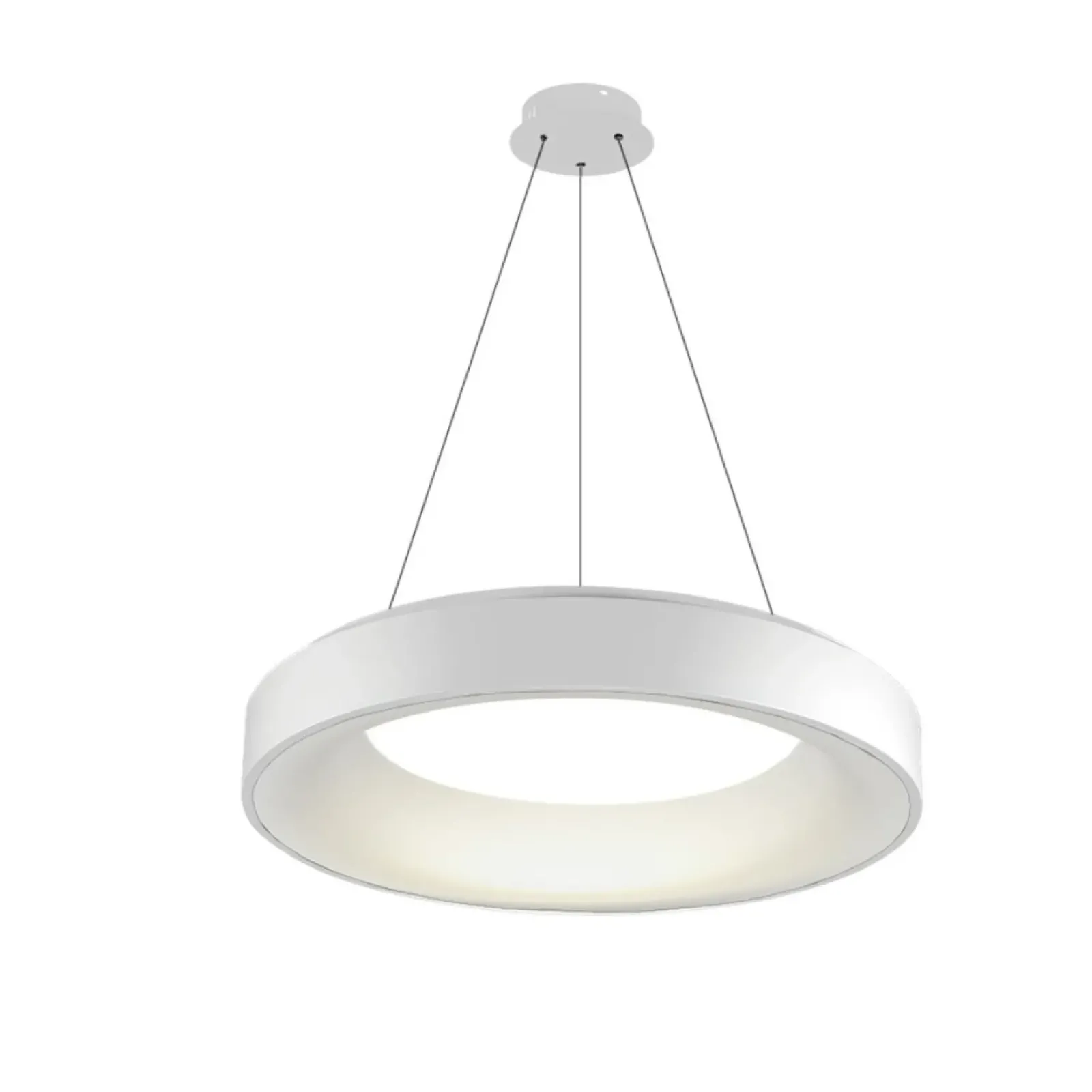 Sklep Kaja Biała lampa wisząca LED ze ściemniaczem AZ3436 SOVANA | Kaja biały Store