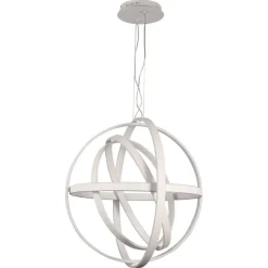 Sklep Kaja Biała lampa wisząca, ledowe oświetlenie ML6154 z serii COPERNICUS | Kaja Oświetl biały Outlet