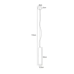 Sklep Kaja Biała lampa wisząca nad blat kuchenny K-4417 MILE WHITE | Kaja biały Cheap