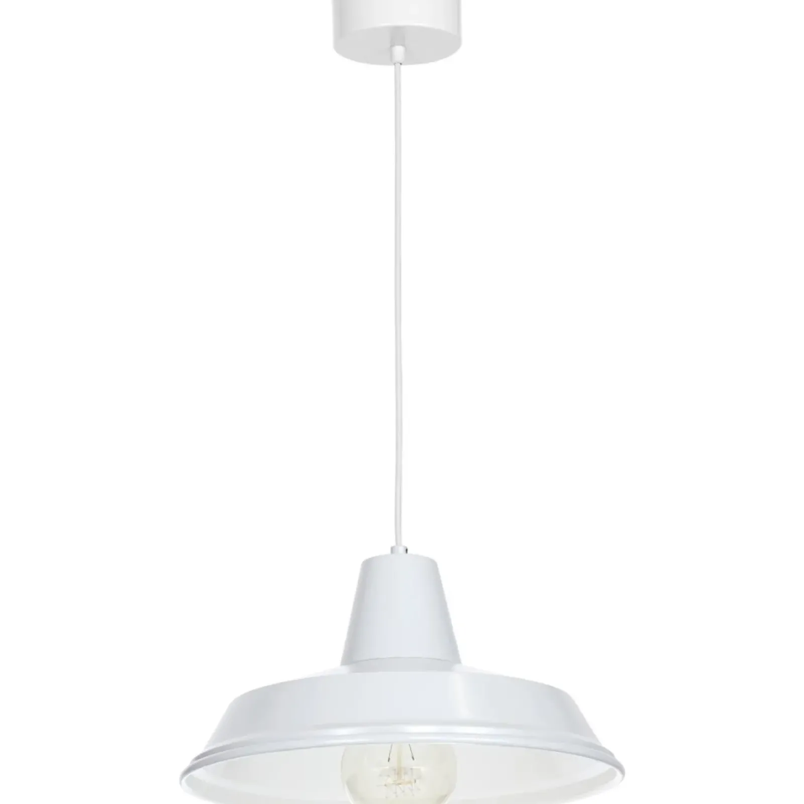 Sklep Kaja Biała lampa wisząca, regulowany zwis ⌀36 LX 4044 CLASS | Kaja Fashion