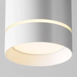 Sklep Kaja Biała lampa wisząca, tuba nad aneks P085PL-12W3K-W z serii ORLO biały Flash Sale