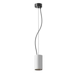 Sklep Kaja Biała lampa wisząca, tuba, wbudowany LED P089PL-15W3K-W z serii EFIR Shop