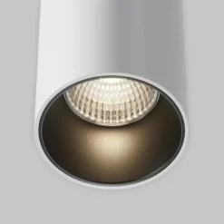 Sklep Kaja Biała lampa wisząca, tuba, wbudowany LED P089PL-15W3K-W z serii EFIR Shop