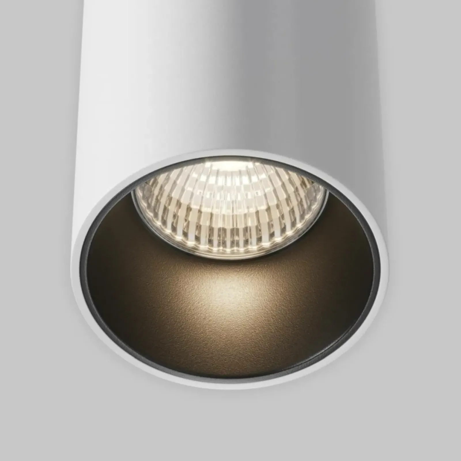 Sklep Kaja Biała lampa wisząca, tuba, wbudowany LED P089PL-15W3K-W z serii EFIR Shop