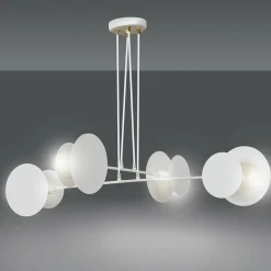Sklep Kaja Biała lampa wisząca tłumiąca zbyt mocne światło 793/4 | Kaja biały Discount