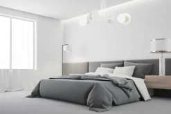 Sklep Kaja Biała lampa wisząca tłumiąca zbyt mocne światło 793/4 | Kaja biały Discount