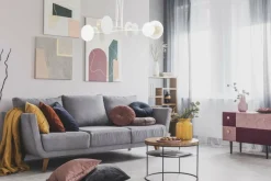 Sklep Kaja Biała lampa wisząca tłumiąca zbyt mocne światło 793/4 | Kaja biały Discount