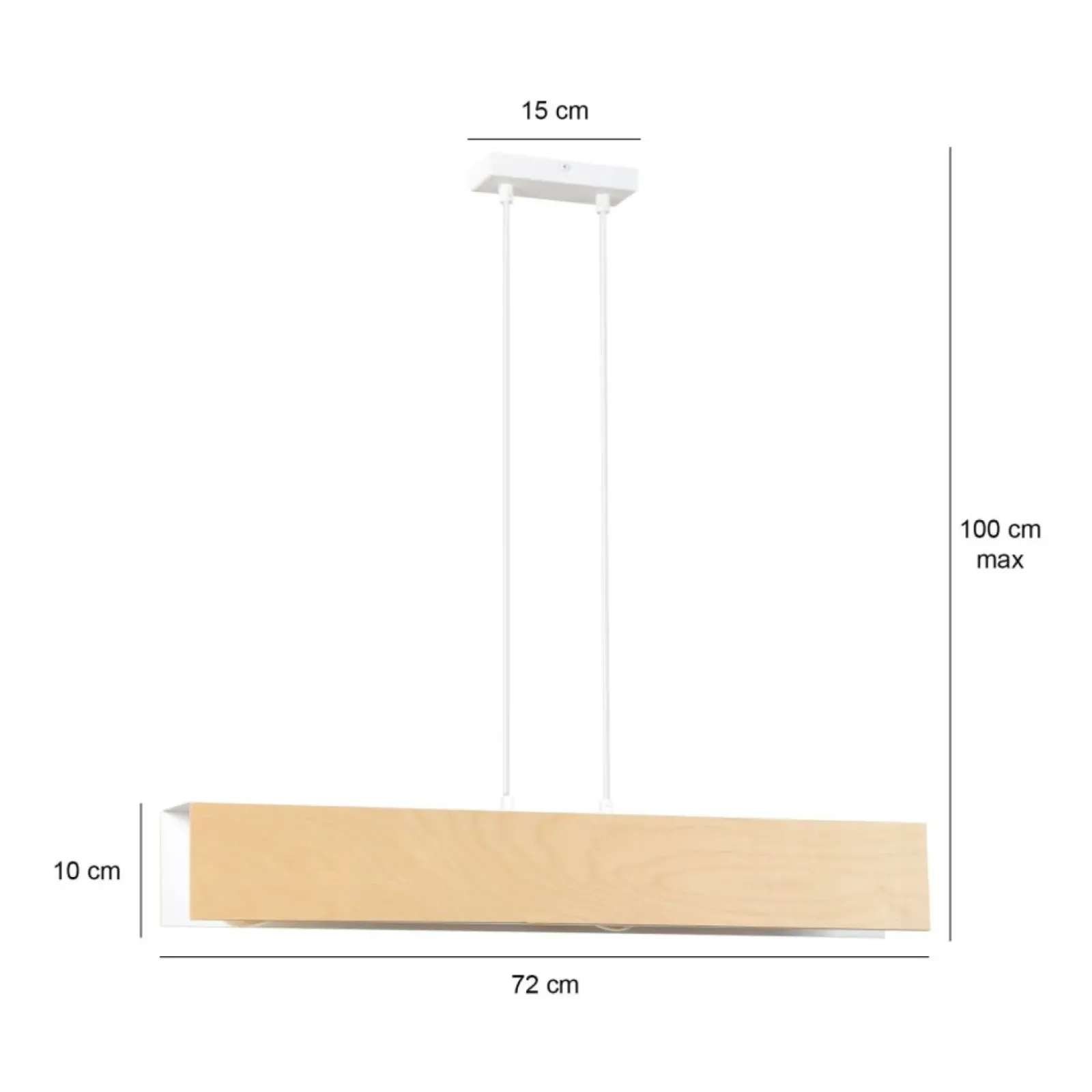 Sklep Kaja Biała lampa wisząca w stylu skandynawskim 611/3 | Kaja Oświetlenie Cheap