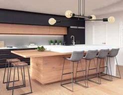 Sklep Kaja Biała lampa wisząca w stylu industrialnym 697/4 | Kaja Oświetlenie biały Store
