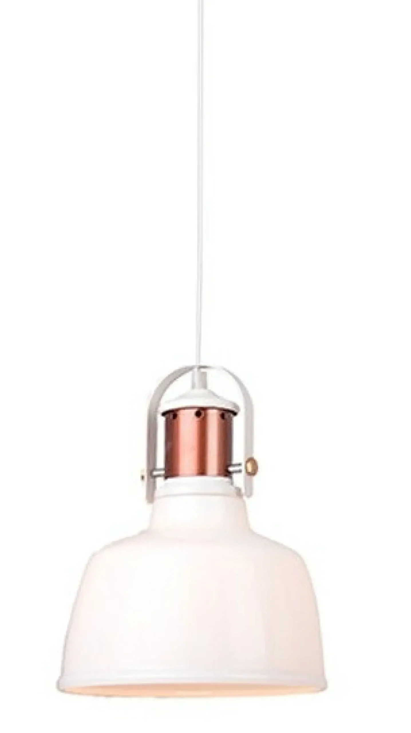 Sklep Kaja Biała lampa wisząca w stylu industrialnym AZ2143 DARLING | Kaja biały Discount