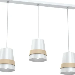 Sklep Kaja Biała lampa wisząca w stylu skandynawskim MLP5438 z serii VENEZIA | Kaja Oświetl biały Online