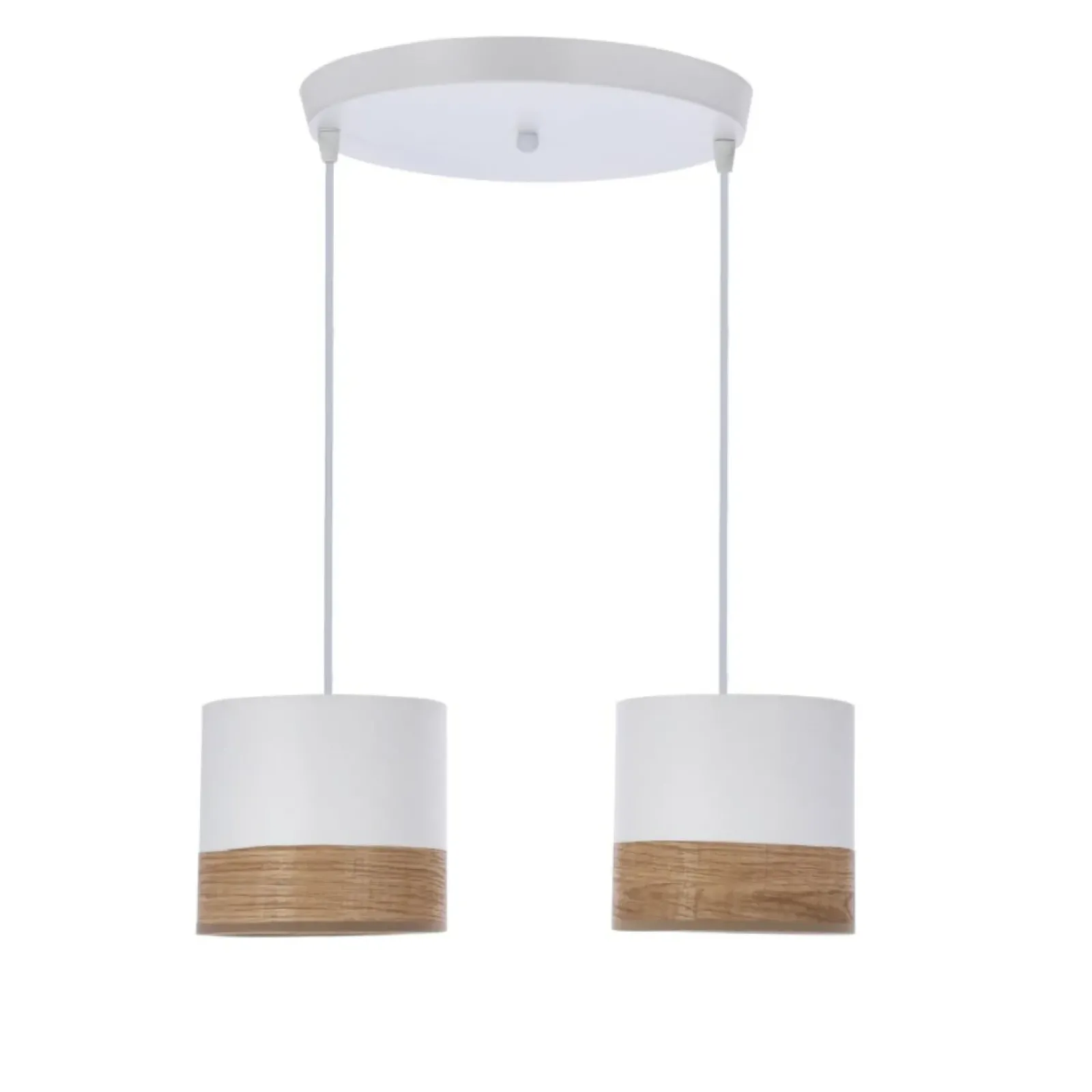 Sklep Kaja Biała lampa wisząca z abażurami, do sypialni 32-17567 z serii BIANCO Best Sale