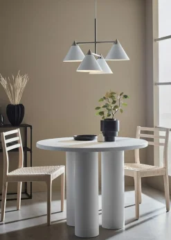 Sklep Kaja Biała lampa wisząca z czterema kloszami 108077 | Kaja Oświetlenie New