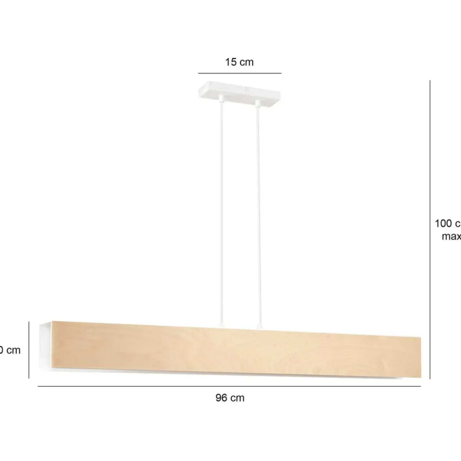 Sklep Kaja Biała lampa wisząca z drewnianymi elementami 611/4 | Kaja Oświetlenie Cheap