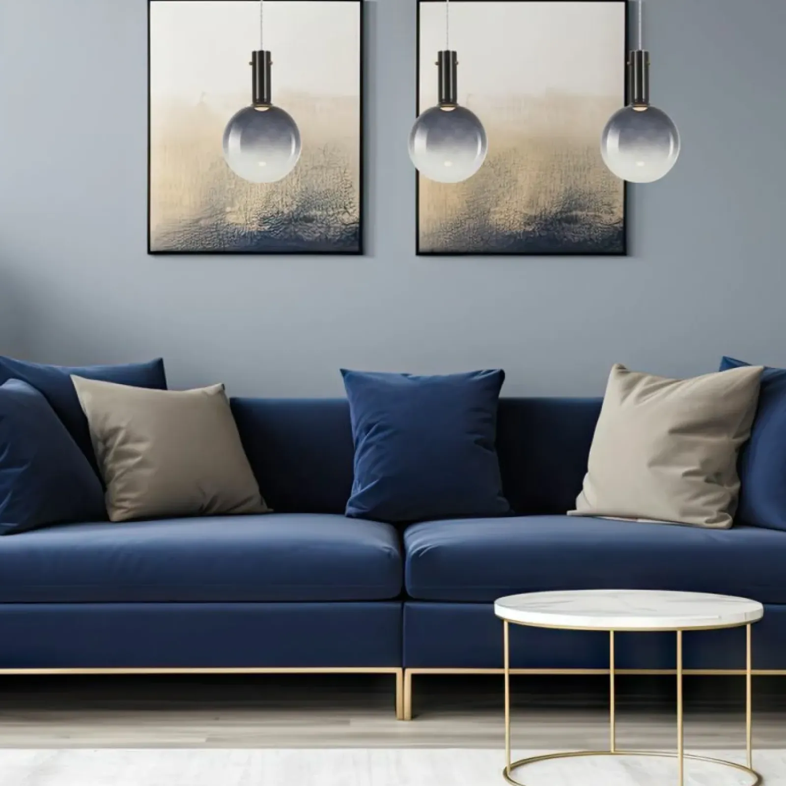Sklep Kaja Biała lampa wisząca z dwukolorowym kloszem ML0325 TORONTO | Kaja Clearance