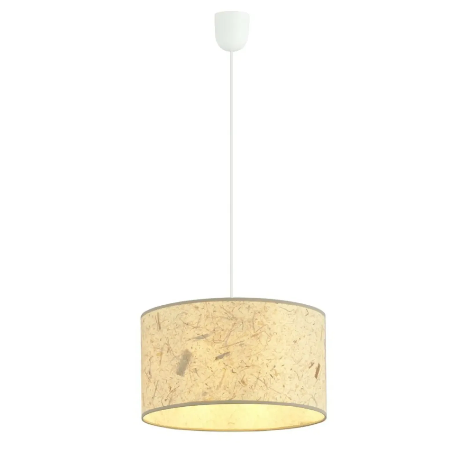 Sklep Kaja Biała lampa wisząca z nietypowym abażurem 1150/1 ASTON | Kaja Discount