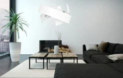 Sklep Kaja Biała lampa wisząca z oryginalnym kloszem 585/1 | Kaja Oświetlenie biały Online