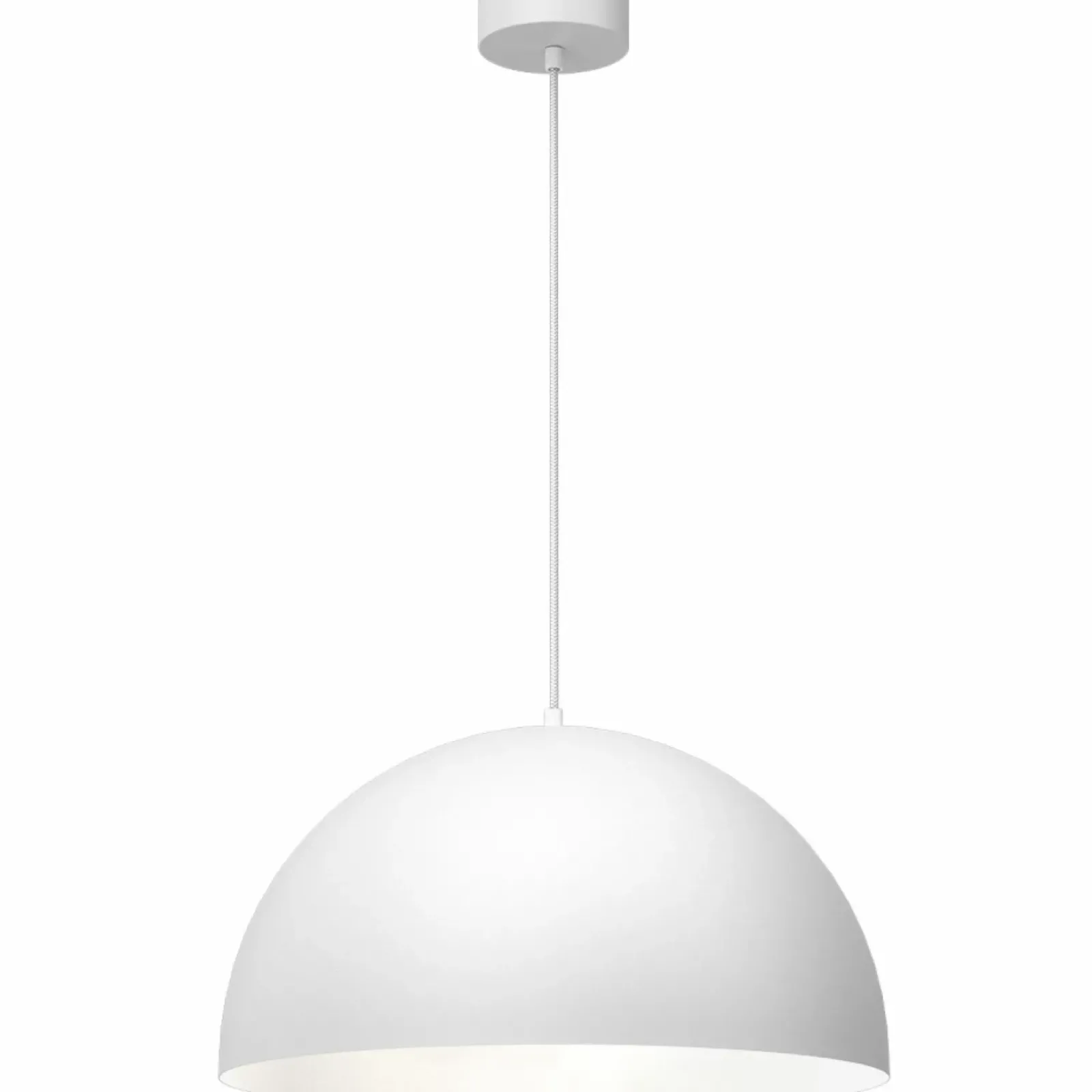 Sklep Kaja Biała lampa wisząca z półkulistym kloszem LX 3002 z serii SINGLE biały Sale