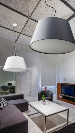 Sklep Kaja Biała lampa wisząca z zabudowanym abażurem AZ2293 ALICANTE | Kaja biały Sale