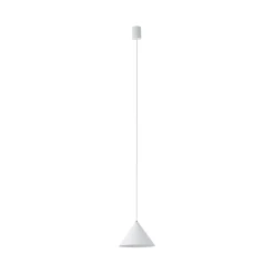 Sklep Kaja Biała lampa wisząca ze stożkowym kloszem 7997 | Kaja Oświetlenie biały Cheap
