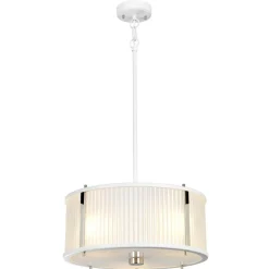 Sklep Kaja Biała lampa wisząca ze szkłem DL-CORONA-3P-WPN z serii CORONA Hot