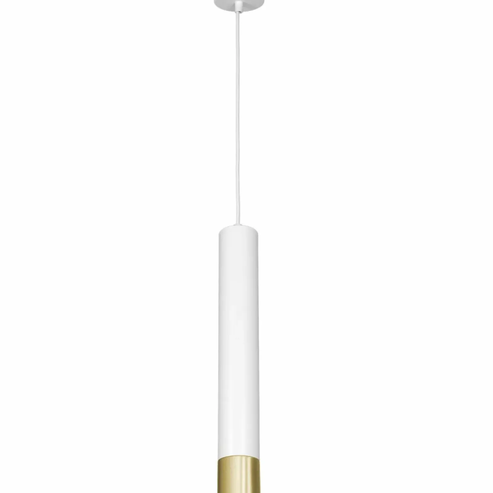 Sklep Kaja Biała lampa wisząca, ze złotym pierścieniem LX 1562 z serii NEST Cheap