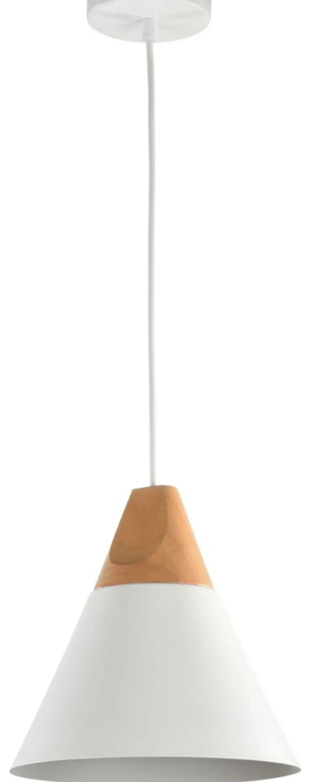 Sklep Kaja Biała lampa z dodatkiem drewna P359-PL-01-W BICONES | Kaja Oświetlenie New